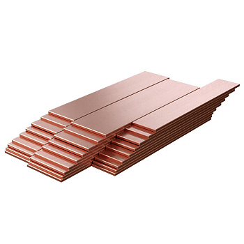 Шина медная М1БМ 10х80 ГОСТ 859-2001 для ВРУ