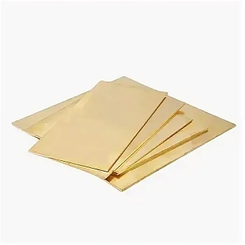 Латунная пластина для поделок 90х609х3 мм Л63 ГОСТ 2208 - 2028