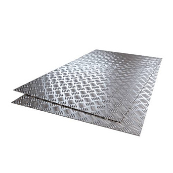Рифленый алюминиевый лист АМг2 1x2000x2000 ГОСТ 21631 - 76